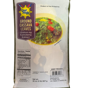 Ground Cassava Leaves (Dahon ng Kamoteng Kahoy)