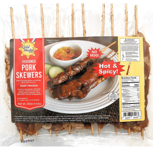 Pork Skewers – Hot and Spicy
